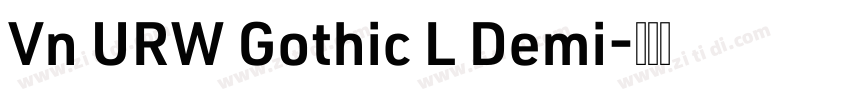 Vn URW Gothic L Demi字体转换